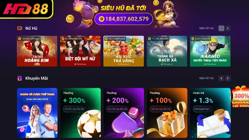 Thông tin tổng quan về nhà cái HD88
