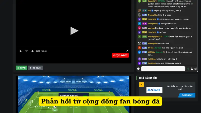 Phản hồi từ cộng đồng fan bóng đá